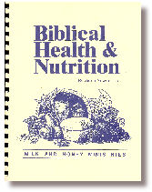 Sarah's Biblical Health & Nutrition Manual.